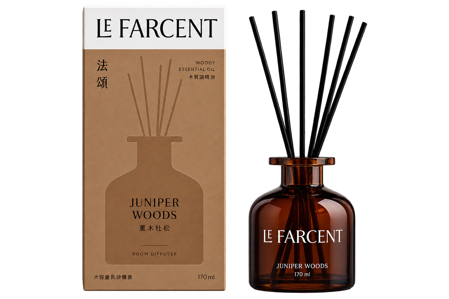 Farcent香水法頌精油擴香-蒼木杜松