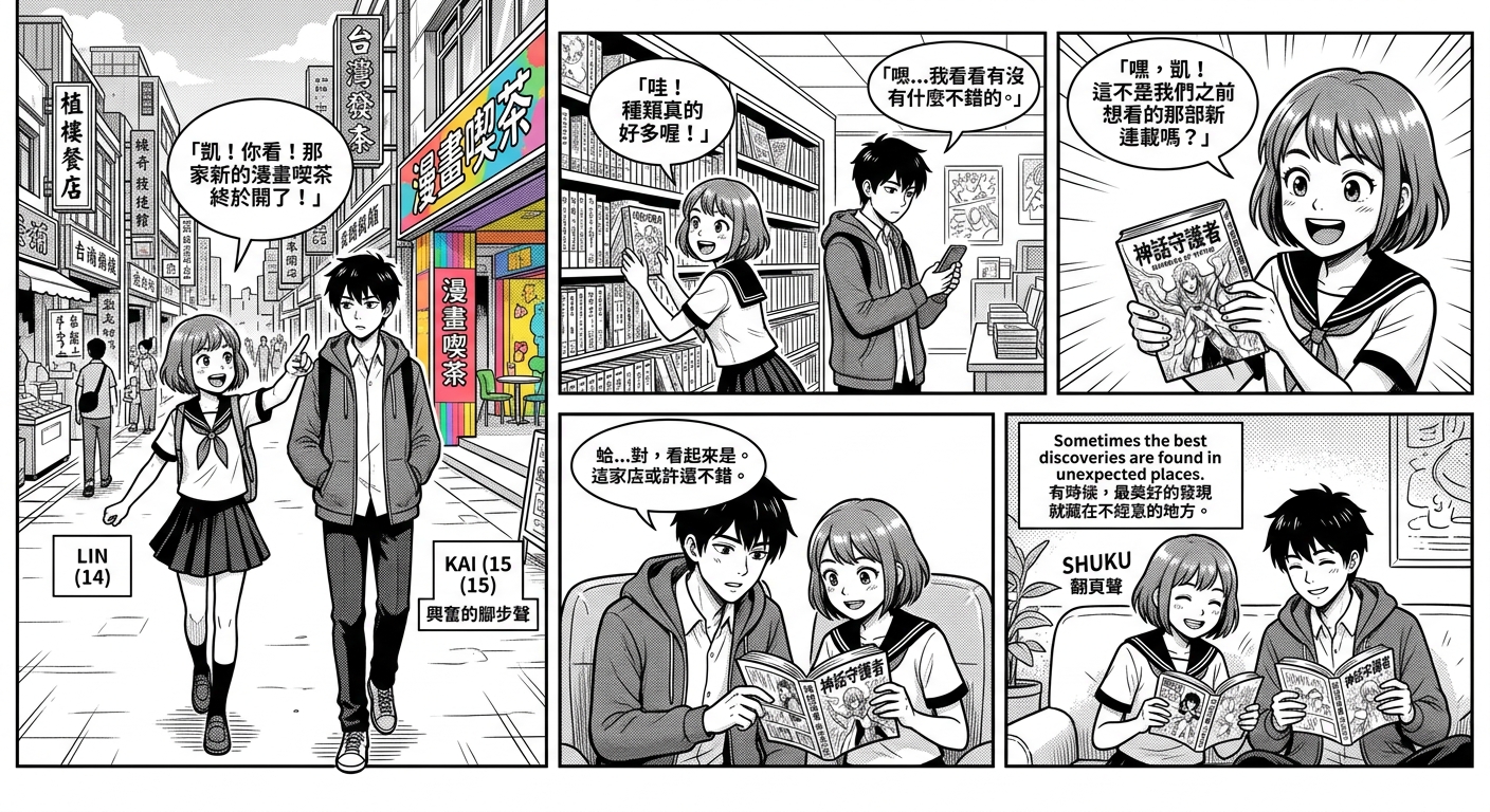 漫畫喫茶故事插圖